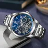 Reloj para Hombre Transfronterizo Más Vendido Reloj de Cuarzo con Esfera Grande Correa de Acero Reloj para Hombre Moda Casual Reloj para Hombre