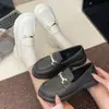 Zapatos de Cuero de Suela Blanda para Mujer 2025, Estilo Británico, Zapatos de Trabajo con Tacón Grueso, Zapatos Planos para Mujer, Mocasines de Primavera y Otoño, Exclusivamente para Exportación Transfronteriza