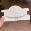 Pulsera de Zirconia Micropavimentada Exquisita de Lujo Ligero, de Gama Alta, para Mujeres y Hombres, Pulsera Ajustable Deslizante de Perlas