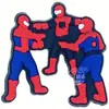 Homem-Aranha Super-Herói Marvel Desenho Animado Decorativo Superman Calçado Crocs Charms Decoração de Sapato Acessórios