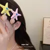 Pinza para el Cabello de Concha de Estrella de Mar de Colores Dopamina Súper Hada Verano Nuevo Estilo Pinza Lateral Pinza para el Flequillo Accesorio para el Cabello Estilo Vacaciones en la Playa