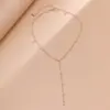 Joyería Transfronteriza Europea y Americana, Elegantes Accesorios de Cadena de Perlas para Mujer, Collar de Corazón Calado Geométrico de Doble Capa de Perlas