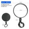 Espejo convexo de 95/75/50 mm Espejo retrovisor de bicicleta Correa de manillar frontal fijada espejo acrílico espejo de ciclismo