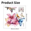 Shangyi SPZ-S0607 Creativo Flor Mariposa Inodoro Decorativo Adhesivo de Pared PVC Baño Recolección Directa Transfronteriza Adhesivo para Inodoro