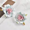 Pintura a Óleo Simulada Cabeça de Flor de Peônia Peônia Flor Falsa Flor de Seda Decoração DIY Roupas para Casa Acessórios de Cabelo Acessórios de Decoração de Casamento