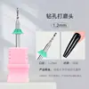 Brocas de Diamante para Uñas para Pretratamiento, Eliminación de Uñas Estilo Ruso, Herramientas Profesionales para Eliminar Cutículas y Callosidades Duras para Salones de Uñas