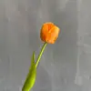 Tulipanes Hidratantes, Flores Artificiales, Ramos Táctiles de Doble Pétalo, Flores Falsas Húmedas de Alta Gama, Tulipanes para Decoración del Hogar