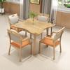 Mesa para Idosos de Madeira Maciça, Adequada para Combinação de Mesa e Cadeiras de Refeição para Idosos, Mobiliário para Apartamento de Casa de Repouso, Casa de Repouso, Mesa Quadrada para Cuidados de Saúde e Lazer