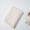 Pijama para padres e hijos con estampado digital de terciopelo crema de algodón puro, bonito tejido floral coreano para el hogar