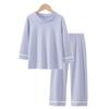 Conjunto de pijama quente de outono e inverno para crianças, veludo dupla face, conjunto de pijama pai-filho, para meninos e meninas, crianças médias e grandes