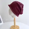 Gorro de Punto Informal para el Trabajo Unisex Estilo Pareja Gorro de Punto Desgastado Versátil Gorro de Moda