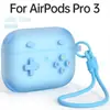 Adecuado para Estuches de Auriculares Airpodspro3, Fundas Protectoras de Auriculares Apple Estilo Consola de Juegos, Estuches para Auriculares AirPods al por Mayor