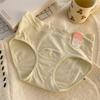 7A Ropa Interior Antibacterial Suave Cera Modal para Niñas Entrepierna de Algodón Extendido con Ácido Poliláctico Tiro Medio Sin Costuras Cubridora de Cadera Calzones para Mujer