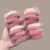 Cuerda para el pelo suave y cerosa de polvo de frijol para mujer 2025 nueva de alta elasticidad, gruesa, duradera, goma elástica sin costuras