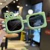 Gafas de Sol de Silicona para Niños con Forma de Dinosaurio para Niños y Niñas, Lentes Polarizadas que No Lastiman los Ojos, Gafas de Sol para Proteger del Sol Infantiles, Lindas
