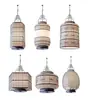 Abajur de Rattan Japonês Restaurante Hotel B&B Sala de Estar Quarto Lâmpadas Decorativas Antigas Rattan de Engenharia Lustre Personalizado