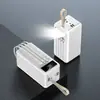 Exterior viene con cordón de tesoro de carga de gran capacidad de cuatro líneas 80000 mA carga rápida PD energía móvil LOGOTIPO