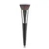 Brocha de Maquillaje Grande con Mango de Madera Transfronteriza, Brocha para Base, Brocha para Corrector, Brocha para Polvo Suelto, Brocha para Contorno, Brocha para Rubor, Herramienta de Belleza con Fuerte Agarre de Polvo