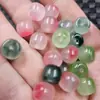 Contas soltas em estilo vintage com padrão azul-esverdeado, contas cilíndricas de jade quartzo rosa gelo, contas espaçadoras e contas para joias Lulutong atacado