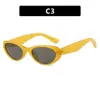 Gafas de Sol Ovaladas Ke Dun con un Toque Vintage de Alta Gama, Gafas de Sol para Mujer para Salidas, Protección UV, Elegantes Sin Maquillaje