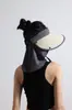 Sombrero de Copa Vacío Sombrero Protector Solar para Mujer Protección de Cuello Viaje Sombrero Sencillo para el Sol Ala Grande Cobertura Facial Completa Sombrero Parasol Sombrero de Paja