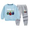 Trajes de Primavera y Otoño para Niños 2025 Nuevo Otoño Casual Ropa Infantil para Niños Sudadera de Algodón Puro Pantalones Conjunto Deportivo de Dos Piezas