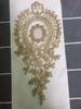Suministro Encaje Dorado con Cordón Bordado de Piña Encaje de Flores Encaje Guipur Textiles para el Hogar Accesorios de Ropa
