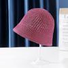 Verão chapéu de proteção solar feminino celebridade on-line ins estilo japonês e coreano bucket hat oco pescador bacia chapéu ao ar livre malha cobertura solar