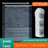 Saco de embalagem de roupas atacado saco de armazenamento com zíper PE saco plástico transparente 12 seda mensagem de aviso saco ziplock 25 * 35cm
