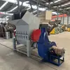 Trituradora de plástico, trituradora potente a gran escala, cubo azul canasta de frutas industrial, parachoques, trituradora de reciclaje de botellas de agua de PE