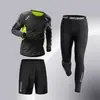 Roupa de Ginástica Secagem Rápida Transfronteiriça Conjunto Masculino Calça Legging Esportiva Peça Única Corrida Respirável Alta Elasticidade Treinamento de Basquete