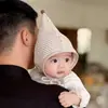 Gorro para Bebé y Niño Pequeño Estilo Primavera y Otoño, Gorro Protector de Fontanela, Gorro de Elfo a Prueba de Viento con Cintas para Orejas para Niños y Niñas, Invierno