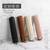 Bolsa de Lápices Lisa al por Mayor en Stock Pequeña Linda Simple Bolsa de Almacenamiento para Accesorios Pequeños Bolsa de Almacenamiento para Peine de Pelo Pu