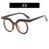 Gafas Redondas de Búho con Espejo Plano Anti Luz Azul 2024 Nuevo Marco de Gafas Personalizado para Mujer Europeo y Americano Se Puede Equipar con Marco de Gafas