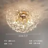 Lámpara de Araña de Cristal Redonda Duplex Estilo Nórdico Lujo Ligero Nueva Lámpara Atmosférica Postmoderna para Sala de Estar Comedor Lámpara de Gama Alta