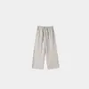 Pantalones casuales finos y frescos de cáñamo puro de color sólido para mujer, nuevos para primavera y verano, 60 hilos FSY60916
