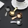 Cuchara para Helado de Restaurante Infantil, Cuchara Dorada, Cucharilla de Té, Espátula de Té, Cuchara de Postre, Estilo Pulido Espejo, Diseño Simple y Elegante
