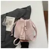 Bolsa de Balde Nicho Estilo Coreano para Mulheres, Nova Bolsa Transversal Versátil Tendência 2026 para o Dia a Dia, Bolsa de Ombro Popular da Primavera