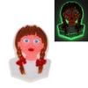 Nuevos Accesorios Luminosos DIY para Joyería Carcasa de Teléfono Móvil Imán de Nevera Decoración Luminosa Halloween Dibujos Animados Parche de Pegamento Suave de PVC