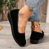 Sapatos Femininos Transfronteiriços Atacado, Sapatos Slip-On Antiderrapantes, Sapatos Femininos de Primavera e Verão, Sapatos Casuais com Solado Macio, Sapatos de Tecido Old Beijing, Sapatos para Mãe