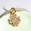 Huiyue aleación de amor romántico diamante de amor colgante de llave colgante personalizado hecho a mano trébol de cuatro hojas colgante joyería