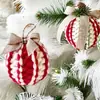 Novas Bolas de Natal Multicores Misturadas de Crochê Feitas à Mão Pura para Estação Independente Europeia e Americana de Comércio Exterior Transfronteiriço