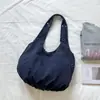 Bolso de axila de diseño nicho inspirado en el estilo coreano ins, con textura, nuevo bolso de mano 2026, color liso, bolso de hombro simple