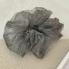 Estilo Coreano Súper Grande Resistente Diadema para el Cabello Intestino Grueso Estilo Perezoso Cuerda para el Cabello Niñas Sensación de Alta Gama Cuerda para el Cabello Banda Elástica de Alta Elasticidad Flor para el Cabello