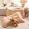 Funda de almohada de gasa de doble capa 100% algodón Clase A para niños 4060 Protector de almohada para estudiantes 3050 Funda de almohada especial para bebé