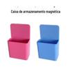 Mini Porta-Canetas Caixa de Armazenamento Magnética Estojo de Lápis Caixa de Giz Preta Caixa de Papelaria Magnética Caixa Organizadora Caixa de Caneta Magnética