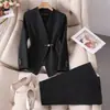 Terno Laranja Transfronteiriço Terno para Mulheres Novo Primavera & Outono Pequeno Elegante Temperamento Profissional Estilo Deusa Terno Formal