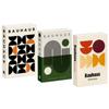 Conjunto de tres piezas de adornos de libros falsos simples, decoración de moda, simulación de libros, decoraciones de estantería, accesorios para fotos, distribución de libros