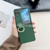 Capa de celular com tela dobrável OPPO Find N2 Flip, couro, fivela com anel para dedo, anti-queda, umidade