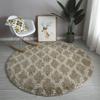 Goma para el pelo de seda teñida tie-dye Alfombra redonda para sala de estar Manta para mesita de noche de dormitorio Cesta colgante Silla de computadora Felpudo para el suelo Tocador Vestidor Felpudo para el pie